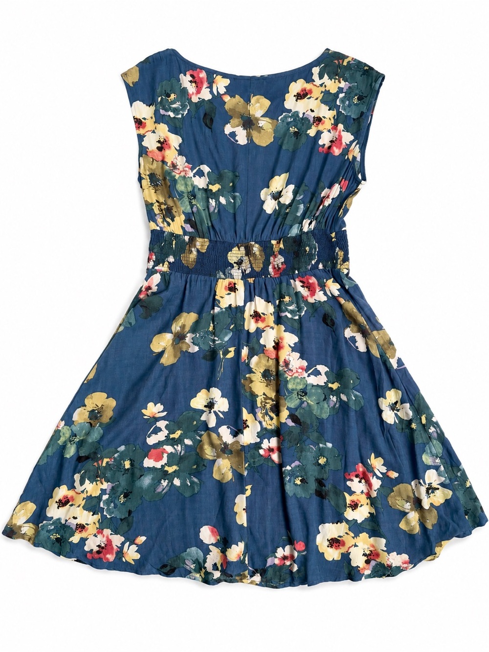 Maeve Anthropologie Floral Fit & Flare Dress Cottagecore Wedding Guest size S - Picture 3 of 7